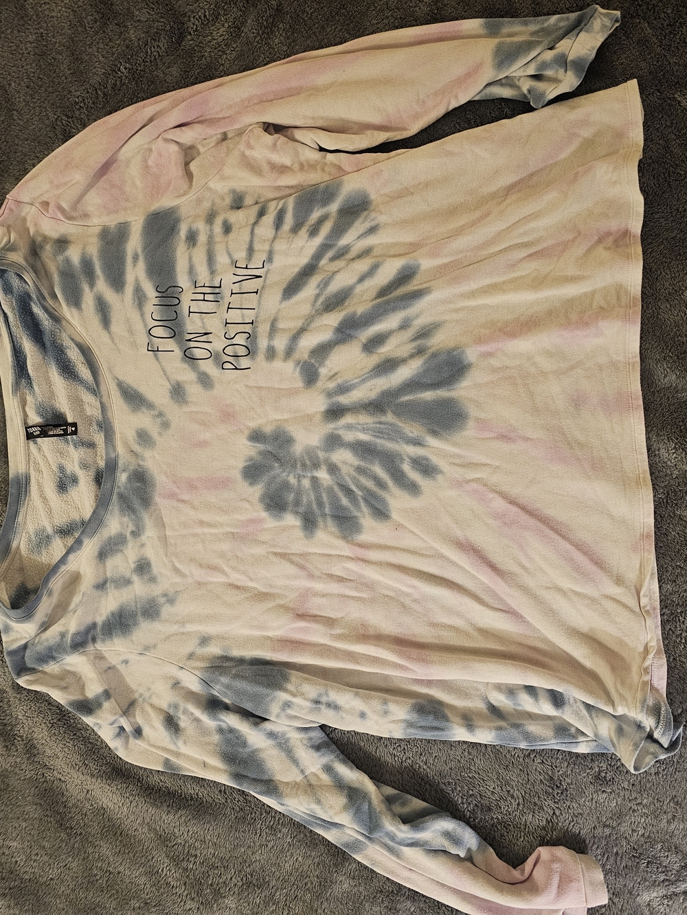 torrid Sleep Soft Plush Sweatshirt - Cream & Blue Size 4x